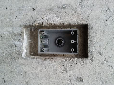 anchor electrical box in concrete|electrical box for concrete wall.